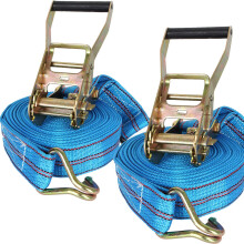 Pack of 2 Ratchet Straps 2 inch x 33 ft Motorcycle Tie Down Straps with Hook