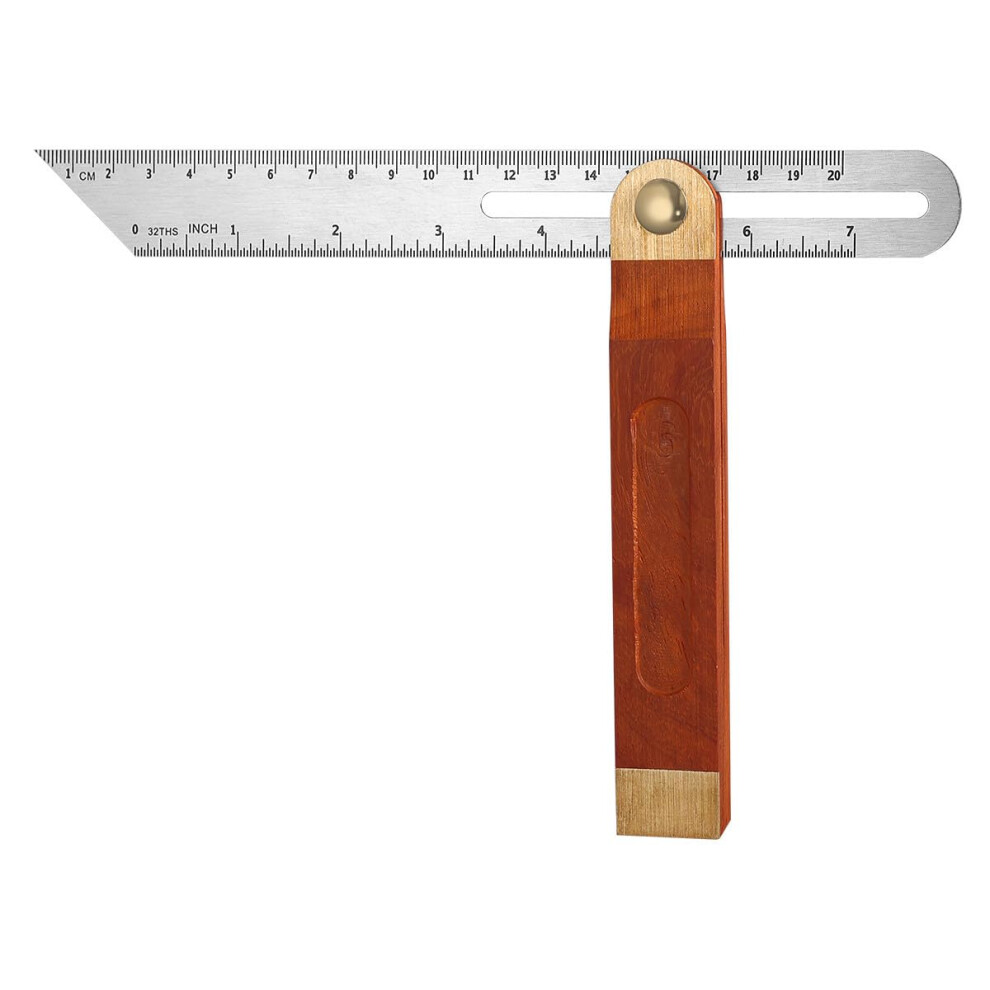 1Pcs 9 Inch Sliding Tbevel Gauge Woodworking T Bevel Angle Finder With Hardwood Handle And Metric Marks 820064760616