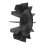 Engineering Plastic 211mm 24mm Bore V-Type 5P Compressor Fan Blade 5