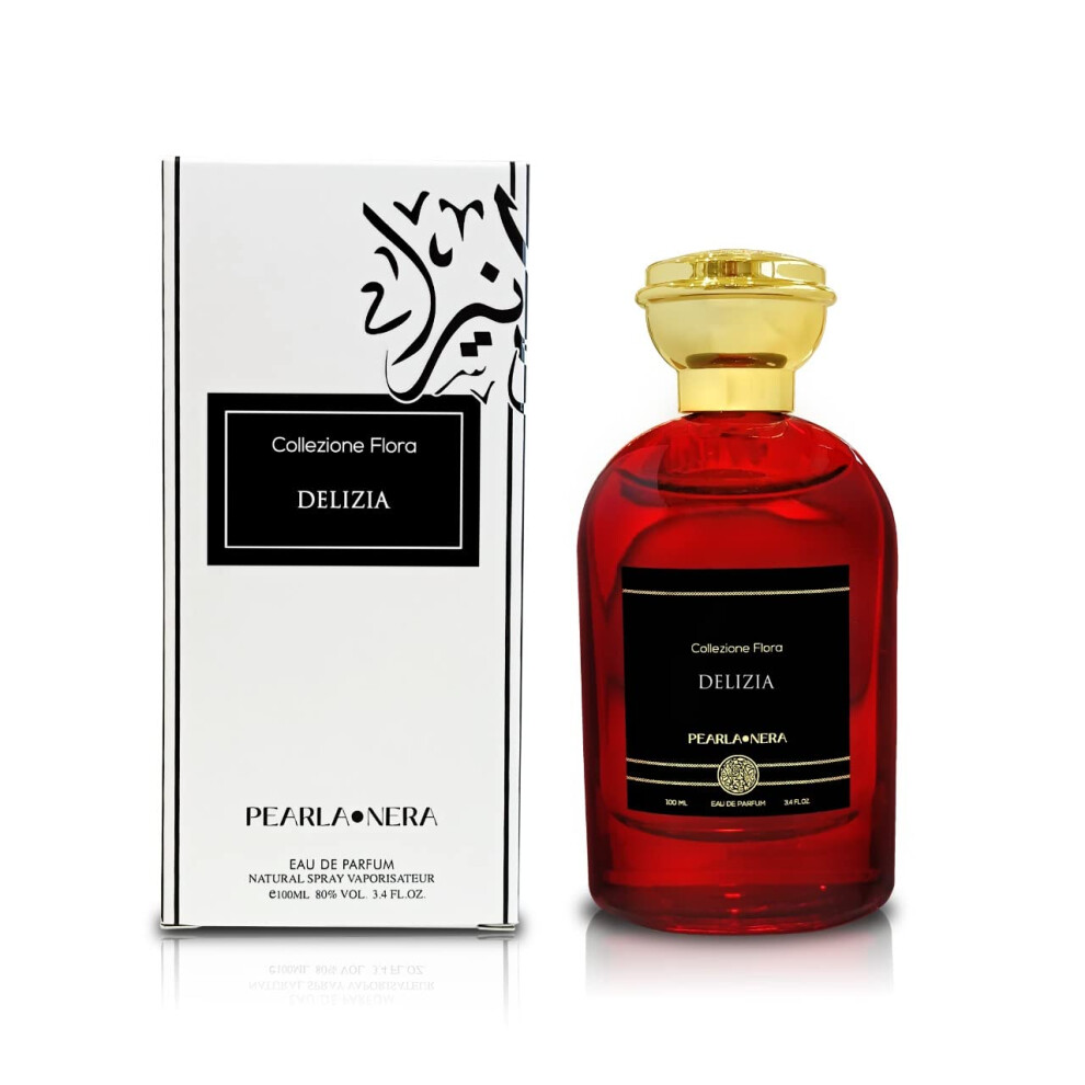 Pearlanera Delizia Women Perfume A Floral Musky And Fresh Scent Accords. Arab Perfumes For Women. Perfume Arabe Para Mujer 3.4 Oz Body Sprays