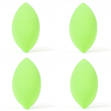 Beauty Junkees Make-up Schwamm - Grüner Ovaler Make-up Blender Schwamm, Flüssigkeit Creme Puder Contour