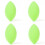 Beauty Junkees Makeup Sponge Blender - Groene Ovale Foundation Makeup Blender Spons 1
