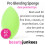 Beauty Junkees Makeup Sponge Blender - Groene Ovale Foundation Makeup Blender Spons 3