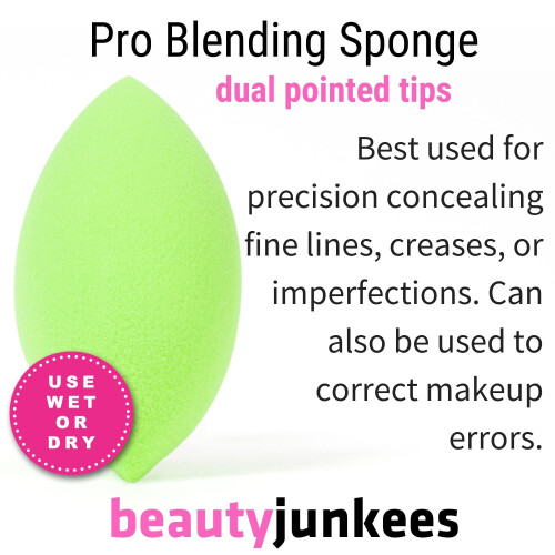 Beauty Junkees Makeup Sponge Blender - Groene Ovale Foundation Makeup Blender Spons 2