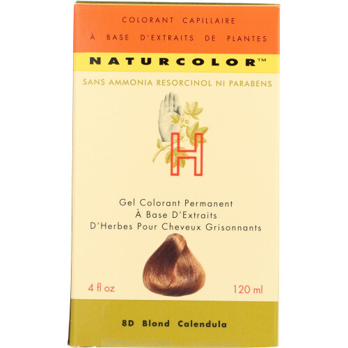 Tintura per capelli per capelli naturale - Calendula 4 oncia (8D) 1