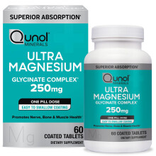 Complesso glicinato di glicinato di magnesio qunol dolce sullo stomaco 250mg dose pillola dose di assorbimento superiore-assorbimento di magnesio oss