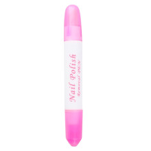 1Pc Nagel Wissen Pen Verwijderbare Kop Nagellak Reiniging Plastic Manicure Corrector Pen voor Manicure Vingernagel Thuis Salon Gebruik Nagellak V