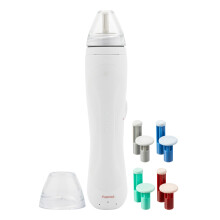 PMD Beauty Personal Microderm Pro - Mquina de microdermoabraso caseira com kit para rosto e corpo - Cristais esfoliantes e suco a vcuo para