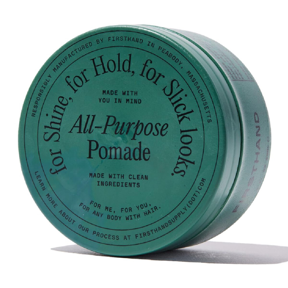 Firsthand Supply All-Purpose Hair Pomade - Clean & Non-Toxic Hair Care Ingredients - Gives A Low Shine Shape And Firm Hold To Your Hair - 3Oz (8