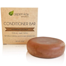 Solid Conditioner Bar, Naturliga & Ekologiska Ingredienser, För alla Hårtyper, Sulfatfri & Vegan 65g