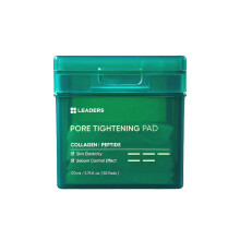 LEADERS Pore Tightening Toner Pad - Kolminkertainen huokoset parantava ihon elastisuus| Vegaani-sertifioitu | Kliinisesti todistettu teho | Korean Sk