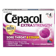 Cepacol Maximal Strength Hals- och hostdroppstabletter blandade br 16 Count