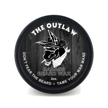 Badass Baardverzorging Baardwax voor mannen - De Outlaw-geur 2 oz - Verzacht baardhaar, waardoor uw baard er dichter uitziet en aanvoelt
