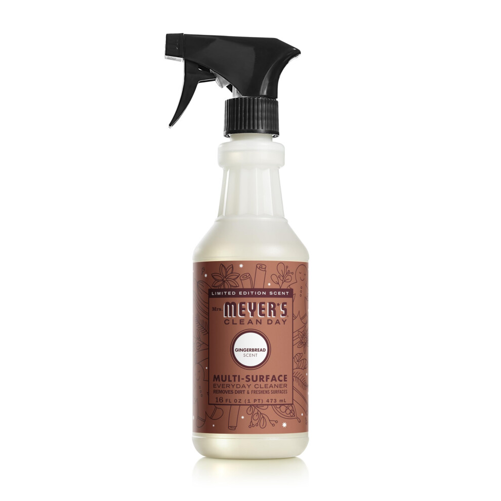 Mrs. Meyer's Clean D Mrs. Meyer's Clean Day Multi-Surface Everyday Cleaner Limited Edition Gingerbread Scent 16 Ounce Bottle
