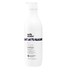Acondicionador rubio helado de leche_shake - acondicionador de plata de pigmento negro para cabello rubio y platino muy ligero 33.8 fl oz (1000 ml)