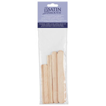Satin Smooth Non-woven vahausnauhat ja vahapuikko-applikaattori - Ammattimainen karvanpoisto kasvoille ja vartalolle Kestävät vahaussarjatarvikkeet
