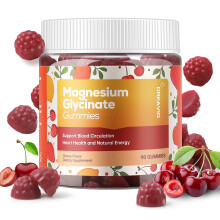 DREAVIO 90 Magnesium Glycinat Gummis 400mg mit Ashwagandha - Zink Magnesium Supplement für Erwachsene