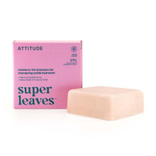 ATTITUDE Feuchtigkeitsreicher Shampoo-Riegel natrlichen Ursprungs fr extrem trockenes und strapaziertes Haar, Rizinusl und rosa Tonerde, EWG-gepr