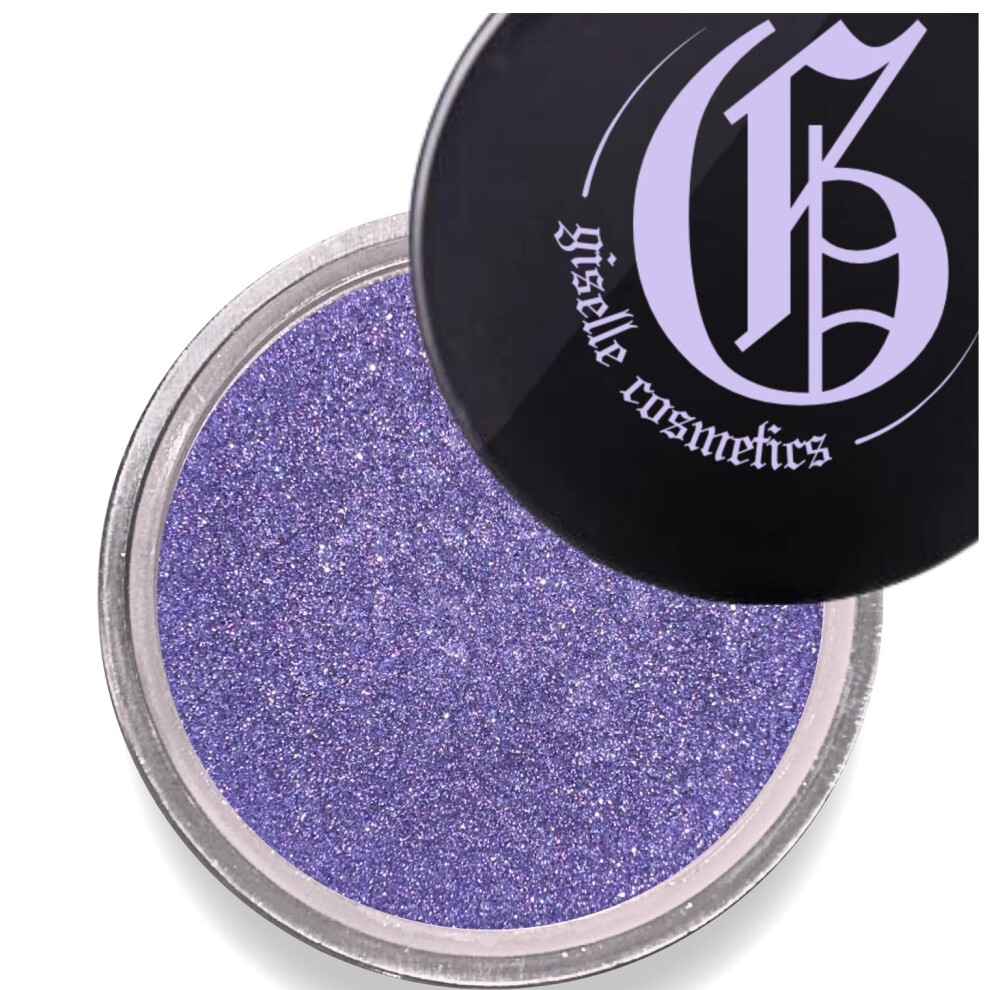 Giselle Cosmetics Purple Blue Pez Mineral Eye Shadow - Organic Mineral Makeup  High Pigment Shimmer Eyeshadow  Talc-Free Loose Glitter Powder  Da-image-OPC-PHXRYQK-NEW