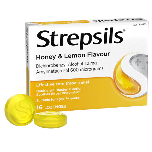 Strepsils gola a losanghe lenitive miele e limone 16 pacchetto