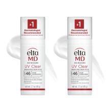Eltamd UV Clear Face Sunelplen Suncreen SPF 46 Crema solare senza petrolio con ossido di zinco protegge e calma la pelle sensibile e la pelle acne, c