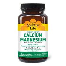 Country Life Cal-Mag Veg Capsules 120 Capsules