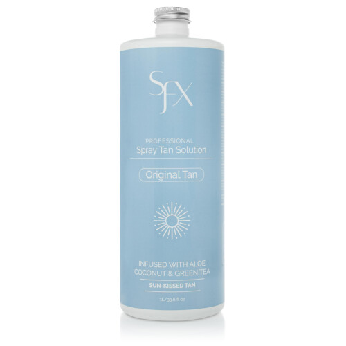 SunFX Original Tan  All Natural Spray Tanning Solution (1L/33,8 fl oz HELLSOMMER)