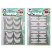 ZMBeauty 2 Pakketten Natuurlijke Onzichtbare Eenzijdige Ooglid Tapes, Medisch Gebruik Fiber Oog Strips