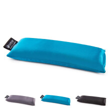 EARTHLITE Holistic Alchemy Aromatherapy Eye Pillow - 100% Silk Cover Natural Herbs & Flax Seeds Weighted Cooling & Soothing Teal Blue