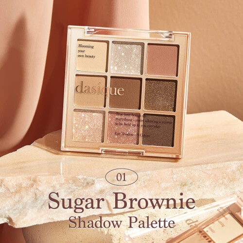 Dasique, Παλέτα Ματιών, 01 Sugar Brownie, 1 Count 2