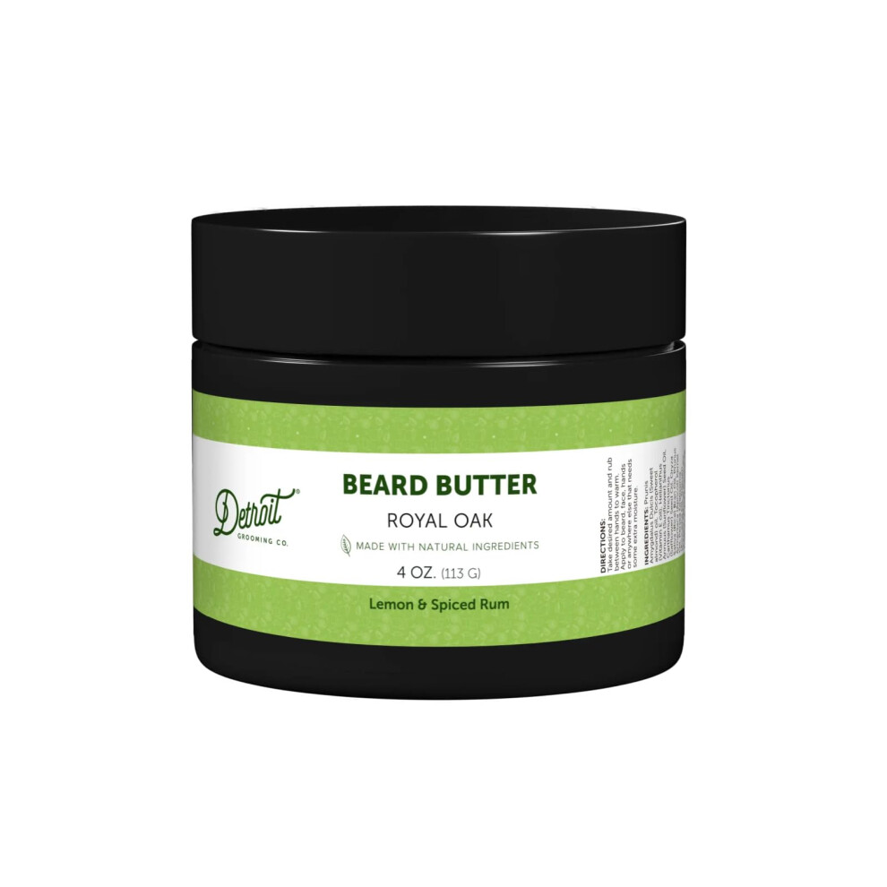 Detroit Grooming Co. Bartbutter F R M Nner | Macht Weich, Verdickt Und Spendet Feuchtigkeit Mit Distel L Und Sheabutter | Duft Royal Oak 4Oz-image