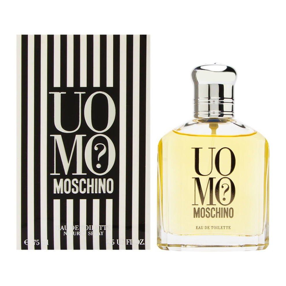 MOSCHINO Uomo for Men 2.5 oz Eau de Toilette Spray