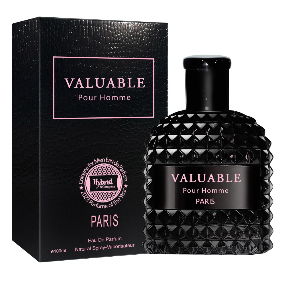 Hybrid & Company Valuable Pour Homme Smoked Vetiver Mens Perfume Captivating Scent Perfume 3.4 Fl Oz