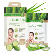Natural Chemist Cucumber & Aloe Under Eye Patches - Cooling Reduces Puffiness Anti-Aging Hydrating Dermatologist Tested Cruelty Free Korean