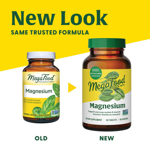 MegaFood, Magnesium, 60 Tabletten 2