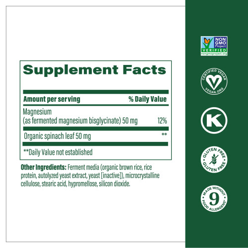MegaFood, Magnesium, 60 Tabletten 1