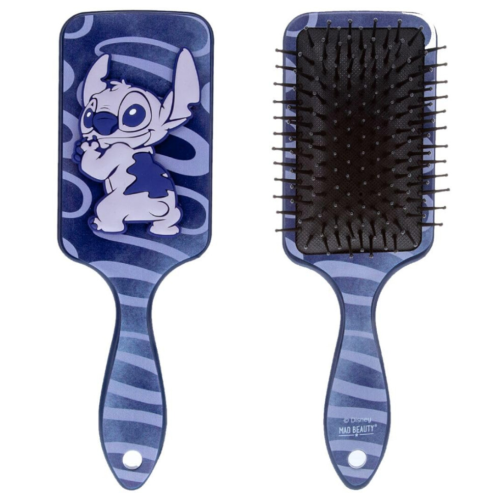 Disney Stitch  Blue Stitch Denim Hair Brush, Sports Direct - Image 5