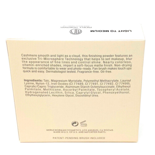 Merle Norman Soft Focus Finishing Powder - let til medium 2
