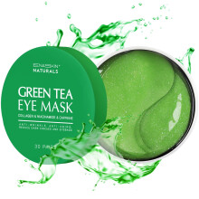 Under Eye Patches for Dark Circles: 30 Pairs Green Tea Eye Gels Pads - Reduce Eye Bags Wrinkles & Puffy - Skin Treatment Mask Retinol Collagen -
