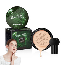 Air Cushion CC Cream Mushroom Head Foundation Fuld d?kkende Flydende Makeup Foundation Oil Control Langvarig fugtgivende BB Cream Foundation Make