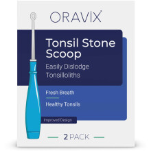Oravix Tonsil Stone Remover, Fight Bad Breath, Easily Navigate Tonsil Crypts, Tonsil Stone Removal Tool with 3 Nozzles & LED Light, Tonsil Cleaner, To