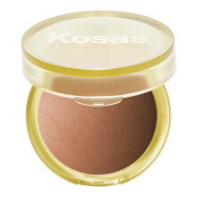 Kosas Sun Show Glowy Warmth Baked Bronzer Konturierungspuder fr Wangenknochen, Nase und Kiefer Angereichert mit konzentrierten Fettsuren Talk