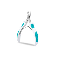 Cuticle Trimmer with Non-Slip Grip Handle Professional Stainless Steel Cuticle Cutter Sharp Blades Double Spring Cuticle Nippers for Nail Care Pe