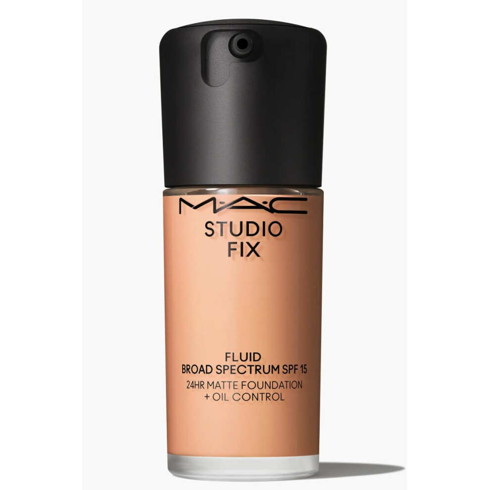 Mac Beige Studio Fix Fluid Spf 15 24Hr Matte Foundation + Oil Control Nw20