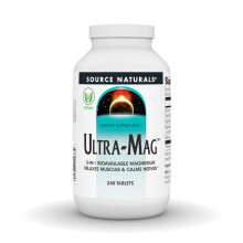 Source Naturals complesso di magnesio ad alta efficienza Ultra -Mag - Mantiene la funzione muscolare e nervosa - 240 compresse