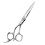 AOLANDUO Tesoura de cabelo para canhotos de 6 polegadas - Tesoura de corte de cabelo feita  mo em ao AICHI de ltima gerao - Borda navalha / 1