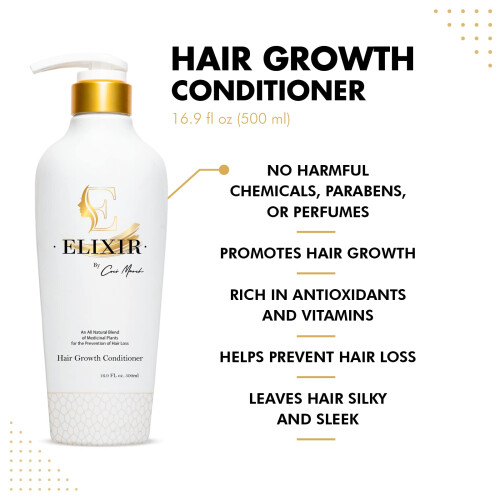 Elixir by Coco March Conditioner per Crescita Capelli - Formula Naturale senza Parabeni per Rafforzare e Aumentare Volume 2