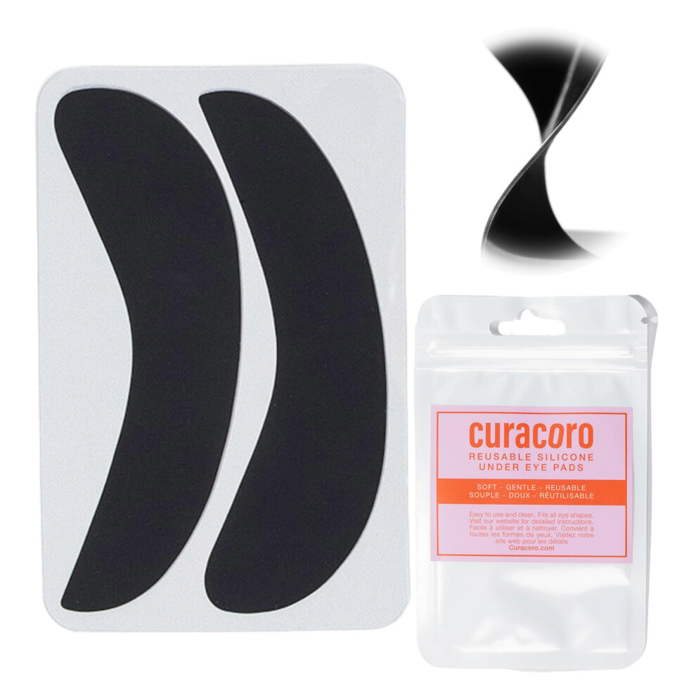 Curacoro Reusable Eye Pads Silicone Under Eye Patches Lash Lift Cover Eyelash Extension | Soft Pads For Sensitive Skin During Eyelash Perm Lamin