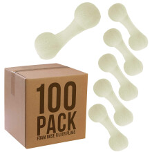 Pack van 100 Wegwerp Neusfilterpluggen (Voor Zonnebrand Spray Tanning)