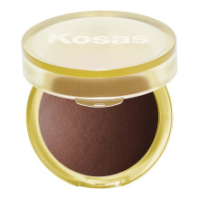Kosas Sun Show Glowy Warmth Baked Bronzer - Contouring Powder for Cheekbones Nose & Jawline - Enriched with Concentrated Fatty Acids - Talc-Free